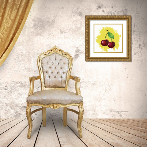Summer Fruit 2 Gold Ornate Wood Framed Art Print with Double Matting by Allen, Kimberly