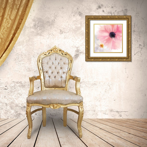 Pink Notes 2 Gold Ornate Wood Framed Art Print with Double Matting by Allen, Kimberly