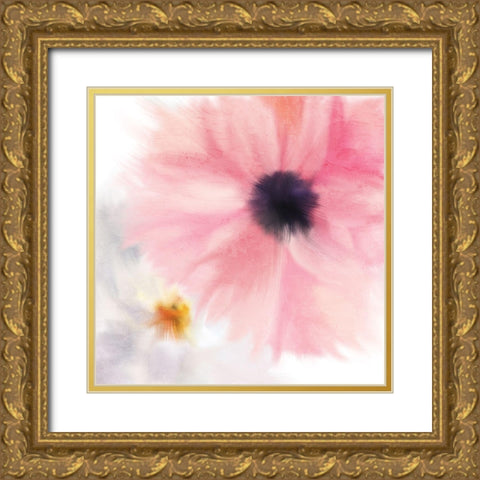 Pink Notes 2 Gold Ornate Wood Framed Art Print with Double Matting by Allen, Kimberly