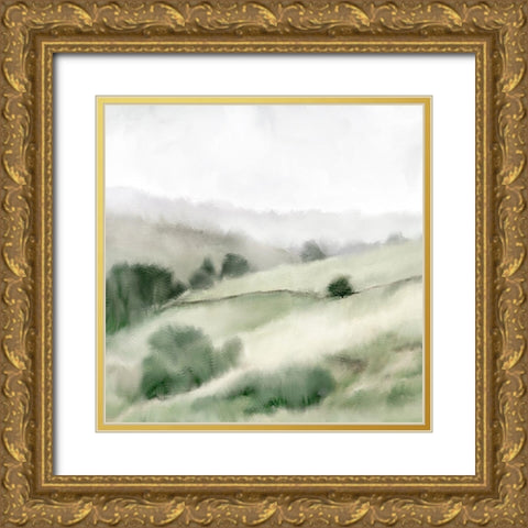 In The Distance Gold Ornate Wood Framed Art Print with Double Matting by Allen, Kimberly