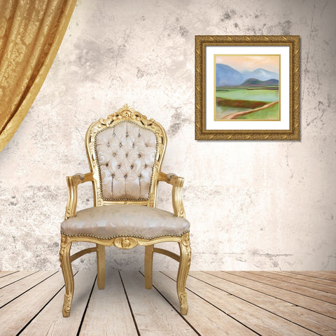 Spring Day Gold Ornate Wood Framed Art Print with Double Matting by Allen, Kimberly