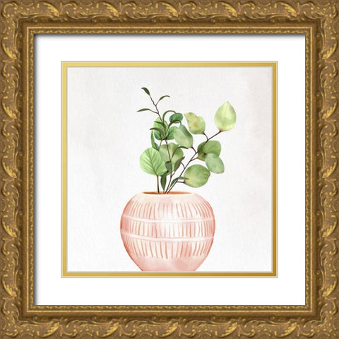 Spring Vase 2 Gold Ornate Wood Framed Art Print with Double Matting by Allen, Kimberly