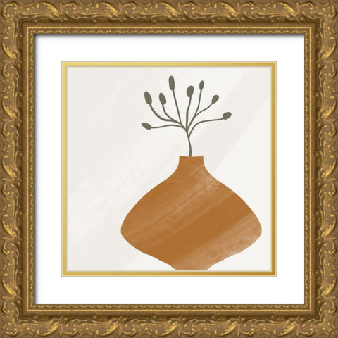 Natural 2 Gold Ornate Wood Framed Art Print with Double Matting by Allen, Kimberly