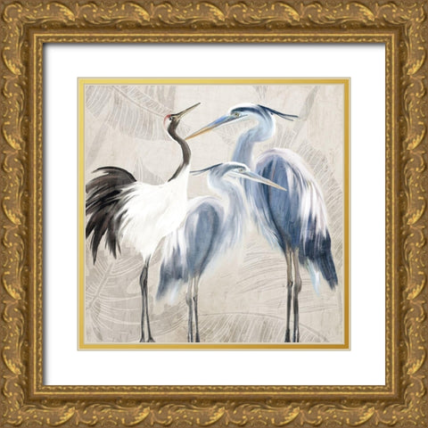 Together Gold Ornate Wood Framed Art Print with Double Matting by Allen, Kimberly