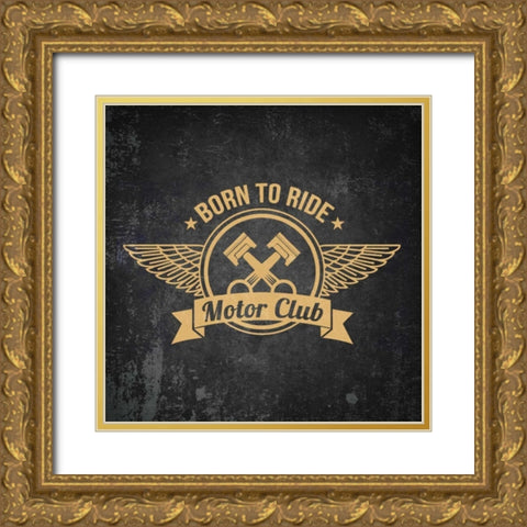 On the Road 2 Gold Ornate Wood Framed Art Print with Double Matting by Allen, Kimberly