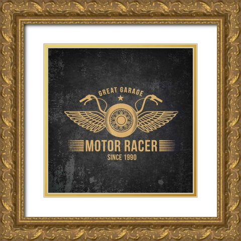 On the Road 3 Gold Ornate Wood Framed Art Print with Double Matting by Allen, Kimberly