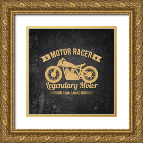 On the Road 4 Gold Ornate Wood Framed Art Print with Double Matting by Allen, Kimberly