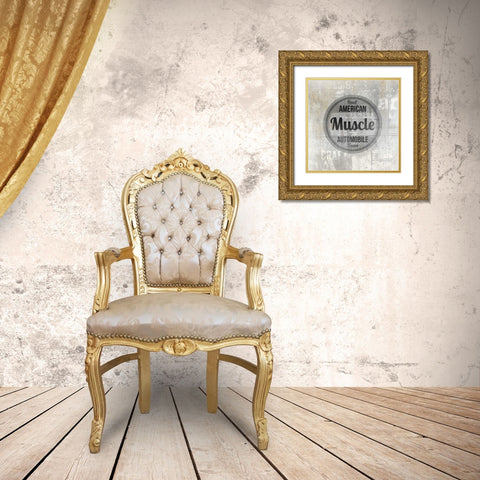 American Garage 2 Gold Ornate Wood Framed Art Print with Double Matting by Allen, Kimberly