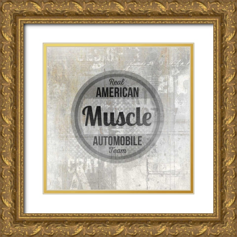 American Garage 2 Gold Ornate Wood Framed Art Print with Double Matting by Allen, Kimberly