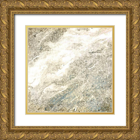 Sparkle Dust Gold Ornate Wood Framed Art Print with Double Matting by Allen, Kimberly