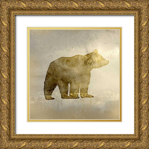 Wildlife Lodge 1 Gold Ornate Wood Framed Art Print with Double Matting by Allen, Kimberly