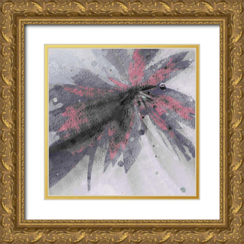 Glamour Plum 2 Gold Ornate Wood Framed Art Print with Double Matting by Allen, Kimberly