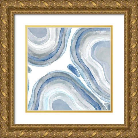 Soft Agate 2 Gold Ornate Wood Framed Art Print with Double Matting by Kimberly, Allen