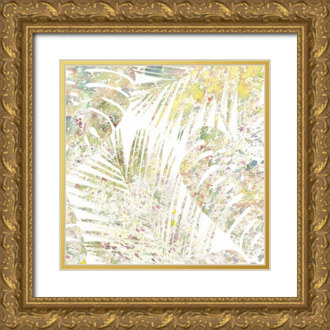 Tropical Splatter 2 Gold Ornate Wood Framed Art Print with Double Matting by Allen, Kimberly