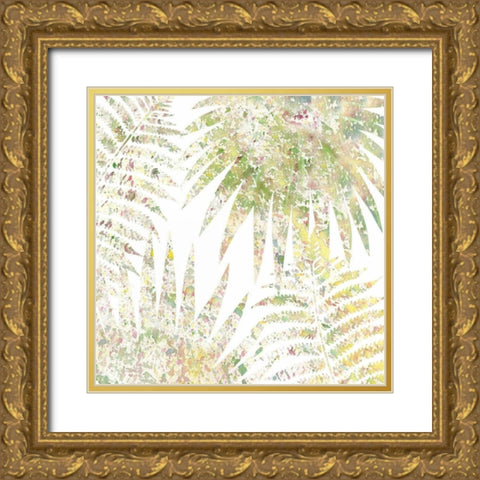 Tropical Splatter 3 Gold Ornate Wood Framed Art Print with Double Matting by Allen, Kimberly