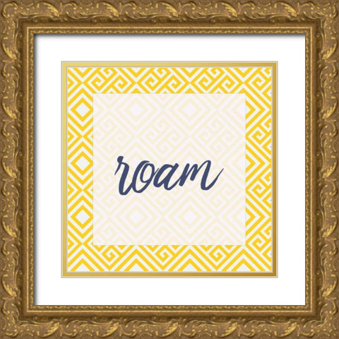 Escape 3 Gold Ornate Wood Framed Art Print with Double Matting by Allen, Kimberly