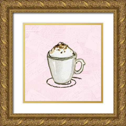 Coffee Time 2 Gold Ornate Wood Framed Art Print with Double Matting by Allen, Kimberly