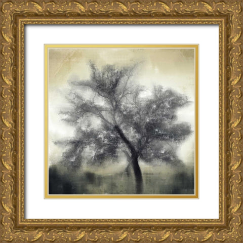 Evening Shadows Gold Ornate Wood Framed Art Print with Double Matting by Allen, Kimberly