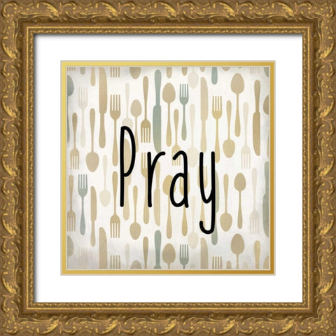 Eat Pray Love 2 Gold Ornate Wood Framed Art Print with Double Matting by Allen, Kimberly