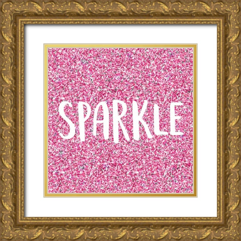 Sparkle Gold Ornate Wood Framed Art Print with Double Matting by Allen, Kimberly