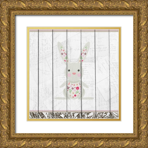 Forest Walk 4 Gold Ornate Wood Framed Art Print with Double Matting by Allen, Kimberly