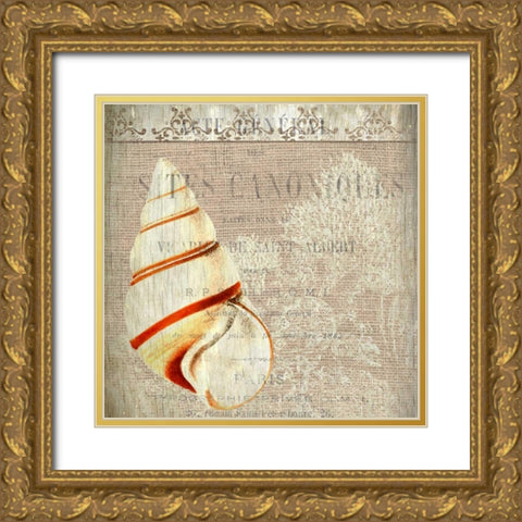 Coastal Dreams 1 Gold Ornate Wood Framed Art Print with Double Matting by Allen, Kimberly