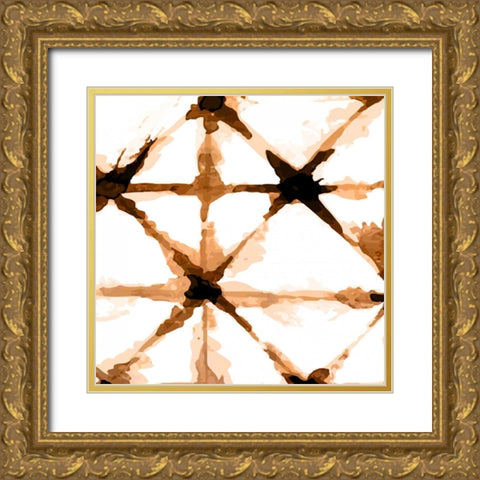 Copper Whites 1 Gold Ornate Wood Framed Art Print with Double Matting by Allen, Kimberly