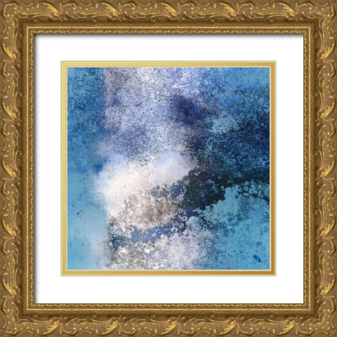 Cosmic Burst Gold Ornate Wood Framed Art Print with Double Matting by Allen, Kimberly