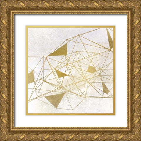 Shaping 1 Gold Ornate Wood Framed Art Print with Double Matting by Allen, Kimberly