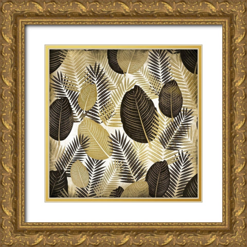 Tropics 1 Gold Ornate Wood Framed Art Print with Double Matting by Kimberly, Allen
