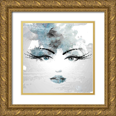 My Love 2 Gold Ornate Wood Framed Art Print with Double Matting by Kimberly, Allen