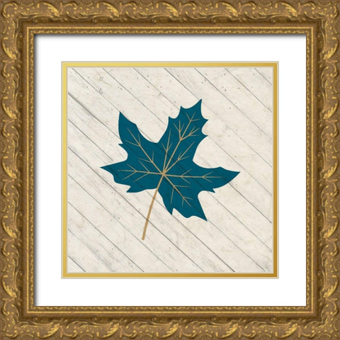 Autumn Falls 1 Gold Ornate Wood Framed Art Print with Double Matting by Kimberly, Allen