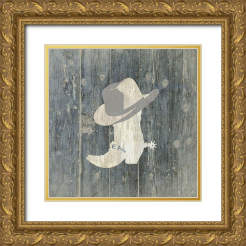 In the West 2 Gold Ornate Wood Framed Art Print with Double Matting by Kimberly, Allen