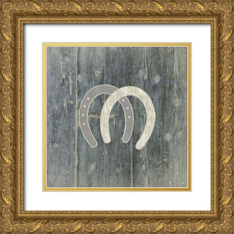 In the West 4 Gold Ornate Wood Framed Art Print with Double Matting by Kimberly, Allen