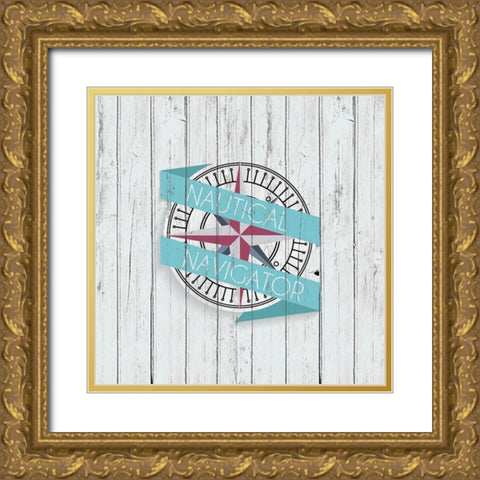 Voyager 2 Gold Ornate Wood Framed Art Print with Double Matting by Kimberly, Allen