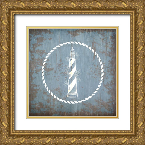 Sea Time 2 Gold Ornate Wood Framed Art Print with Double Matting by Kimberly, Allen