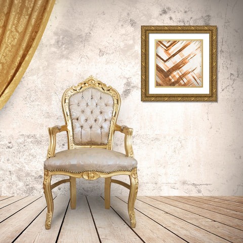Copper 1 Gold Ornate Wood Framed Art Print with Double Matting by Allen, Kimberly