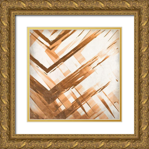 Copper 1 Gold Ornate Wood Framed Art Print with Double Matting by Allen, Kimberly