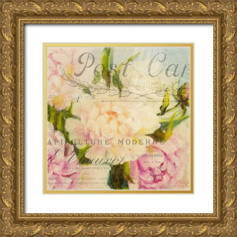 Summer Blooming C Gold Ornate Wood Framed Art Print with Double Matting by Kimberly, Allen