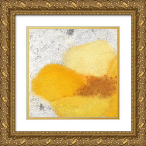 Blooming Yellow 2 Gold Ornate Wood Framed Art Print with Double Matting by Kimberly, Allen
