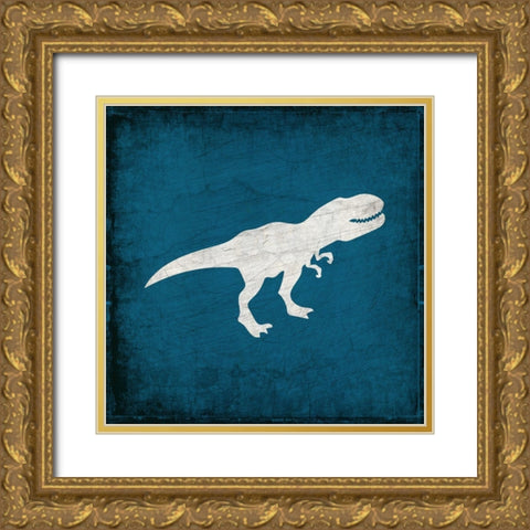 Rawr Roar 1 Gold Ornate Wood Framed Art Print with Double Matting by Kimberly, Allen