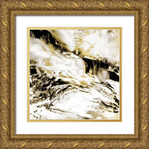 Majestic Square 1 Gold Ornate Wood Framed Art Print with Double Matting by Allen, Kimberly