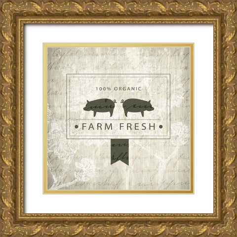 Market 2 Gold Ornate Wood Framed Art Print with Double Matting by Kimberly, Allen