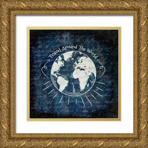 Ready for Adventure 2 Gold Ornate Wood Framed Art Print with Double Matting by Kimberly, Allen