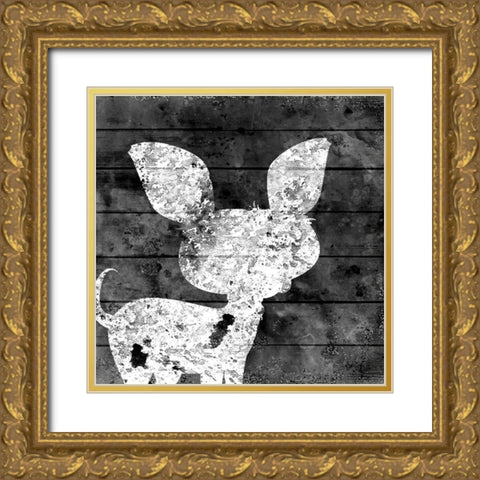 White Out 2 Gold Ornate Wood Framed Art Print with Double Matting by Kimberly, Allen