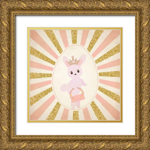 Bunny Princess 2 Gold Ornate Wood Framed Art Print with Double Matting by Kimberly, Allen