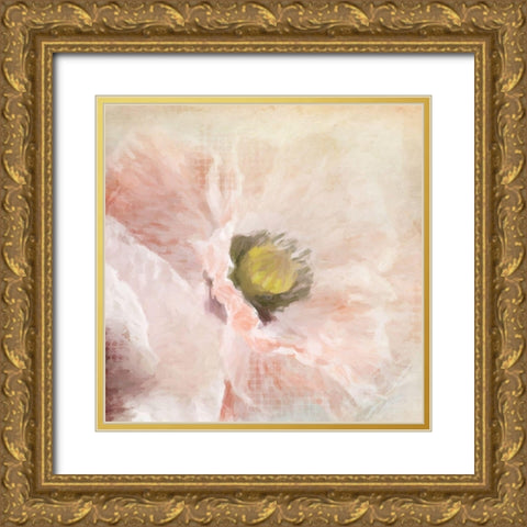 Poppy  Gold Ornate Wood Framed Art Print with Double Matting by Kimberly, Allen