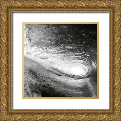 In the Wave Gold Ornate Wood Framed Art Print with Double Matting by Allen, Kimberly