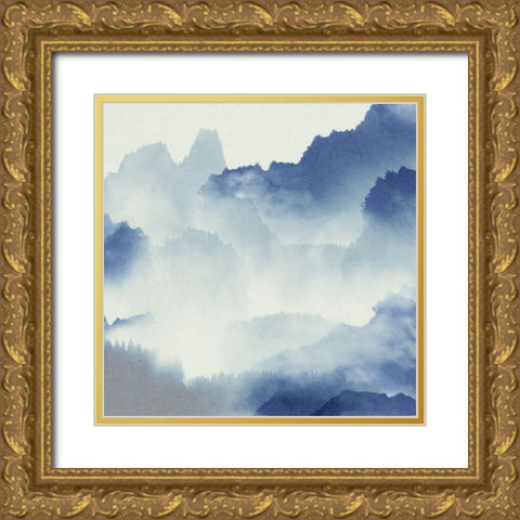 Mountain Mist 2 Gold Ornate Wood Framed Art Print with Double Matting by Allen, Kimberly