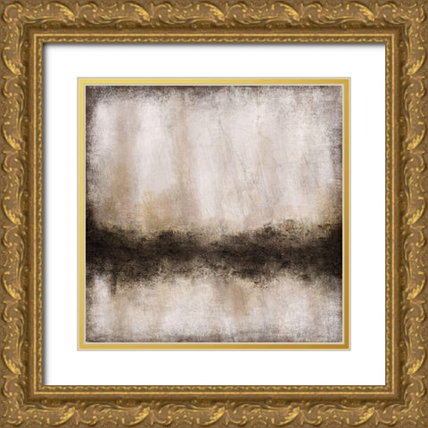 Tones 1 Gold Ornate Wood Framed Art Print with Double Matting by Allen, Kimberly